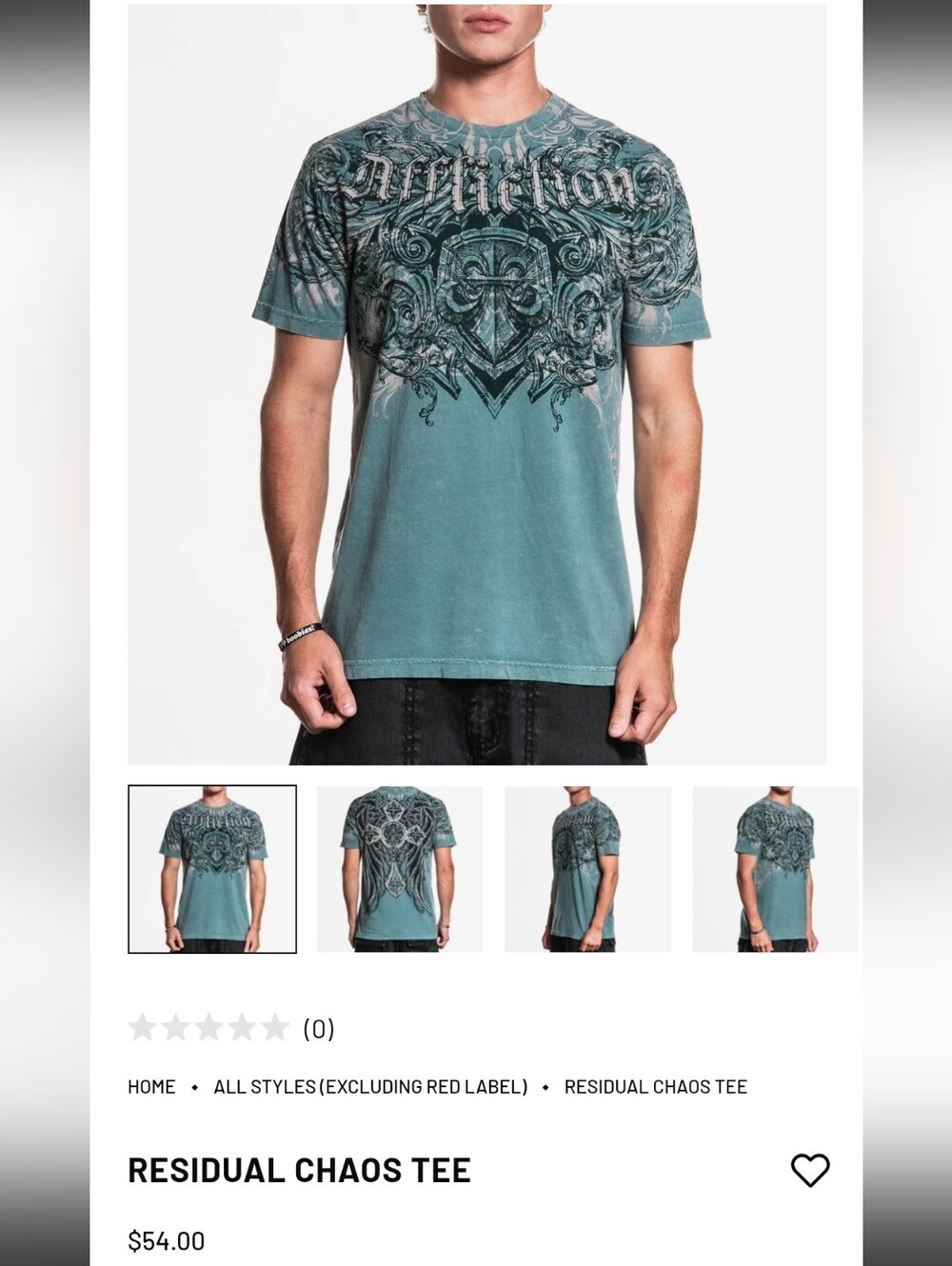 Affliction Residual Chaos Tee